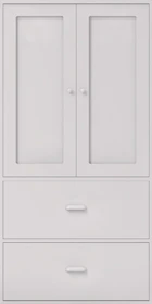 Double cupboard with double base drawers - Image 2